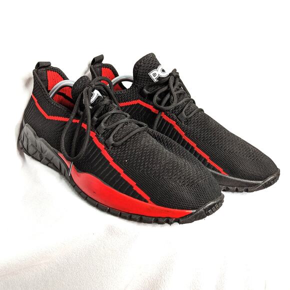 PONY PP1 Rocky Knit Men's Athletic Shoes Black Red 11 - Picture 1 of 5
